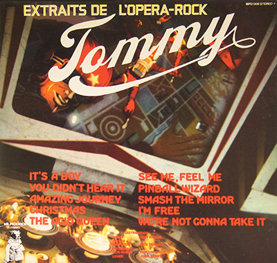 THE WHO - Extraits de L'Opera Rock Tommy album front cover vinyl record